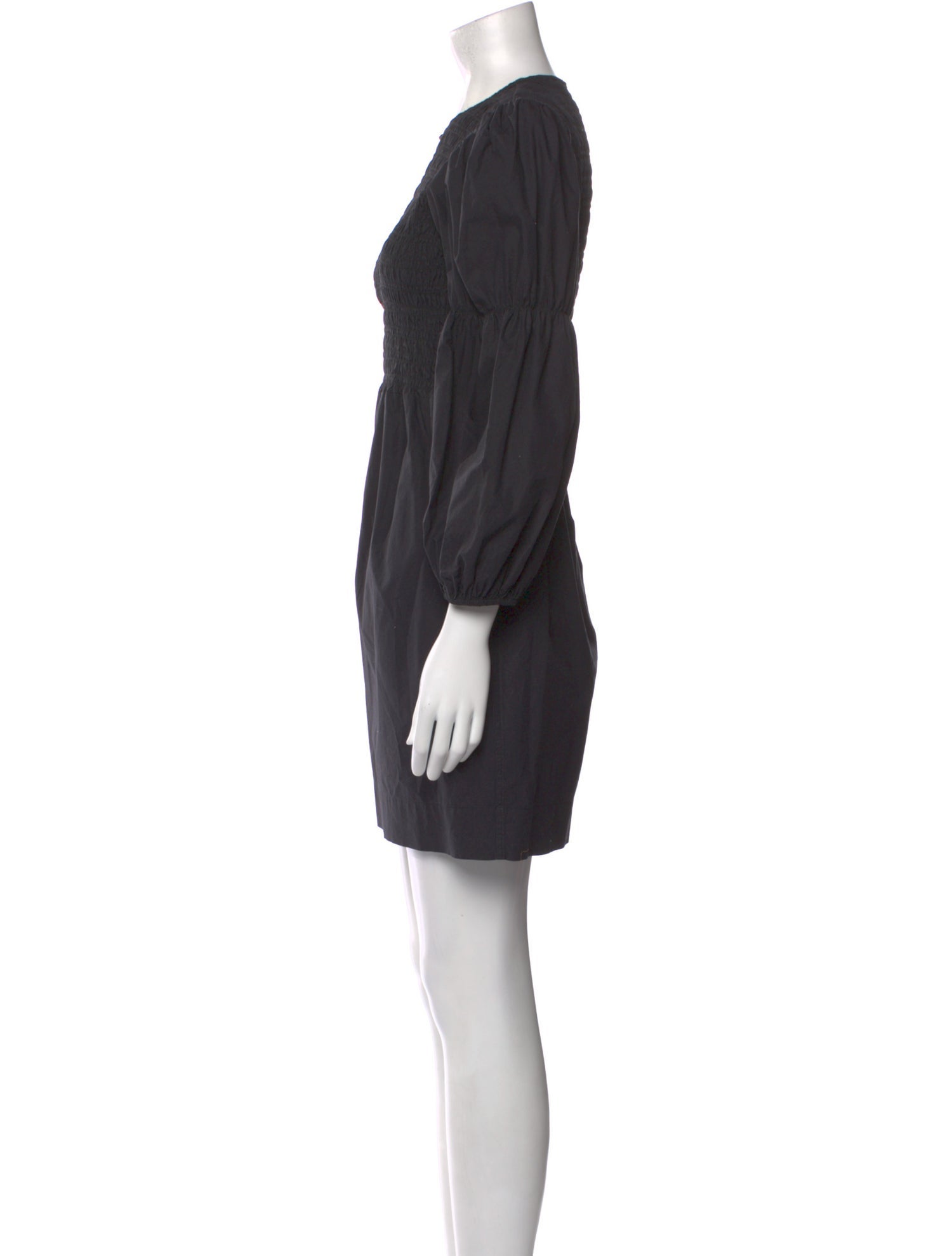 Ganni Crew Neck Mini Dress